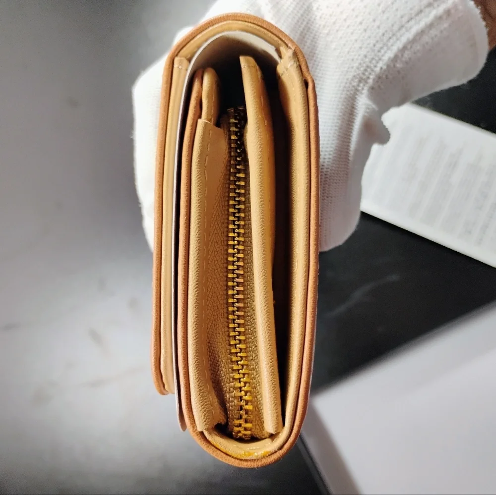 Love Moschino Gold Wallet Sand Beige NWT